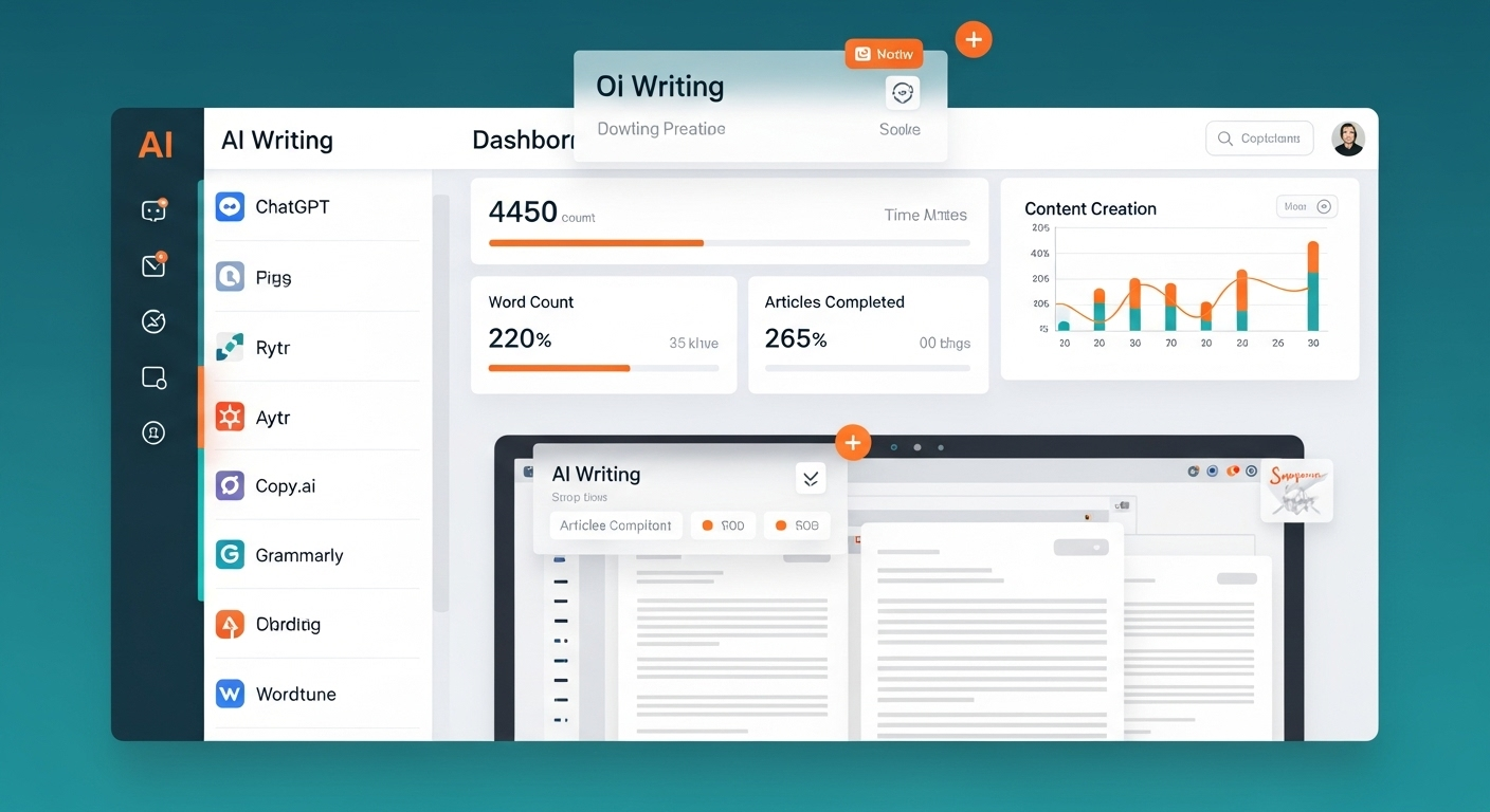 Best Free AI Writing Tools for Content Creators in 2025 - Professional AI tools dashboard and interface