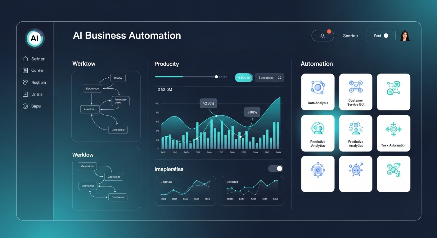 Best AI Tools for Small Business Automation in 2025 - Professional AI tools dashboard and interface